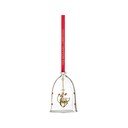 Ornament de Crăciun suflat manual din sticlă ø 5,5 cm Ann-Sofi Romme Annual Christmas Bell 2025 – Holmegaard