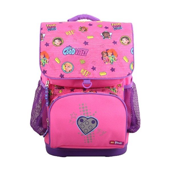 Ghiozdan LEGO® Friends Good Vibes Optimo, roz