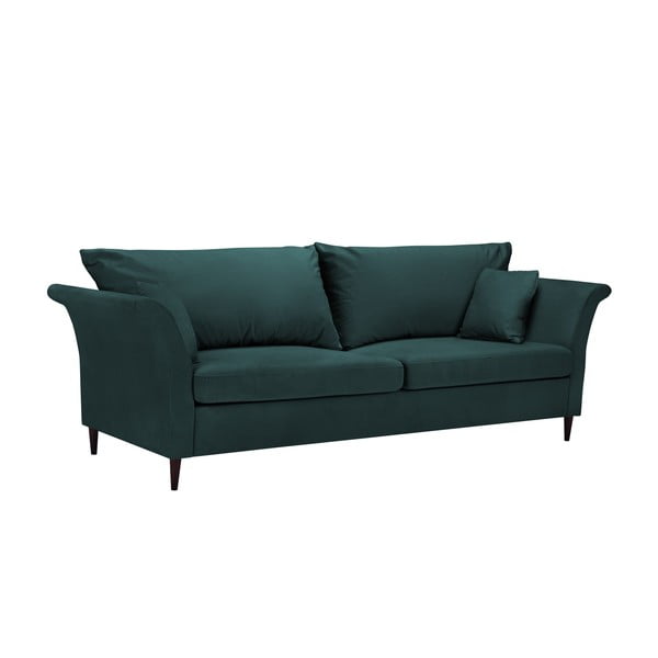 Canapea extensibilă cu spațiu pentru depozitare Mazzini Sofas Pivoine, verde albastru-image-2