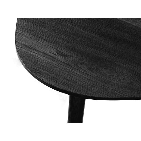 Măsuțe de cafea negre 2 buc. 70x100 cm Adda – Unique Furniture-image-3