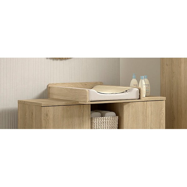 Masă de înfășat (adâncimea comodei adecvate 43 cm) în culoare naturală Sam – Vipack-image-1