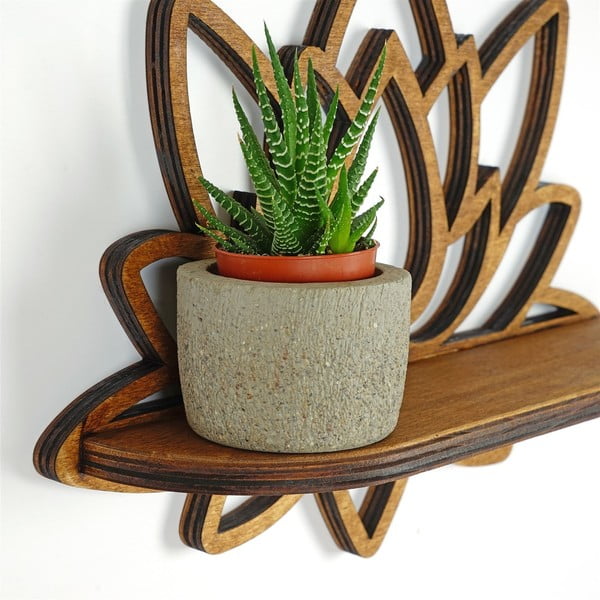 Raft în culoare naturală 33 cm Lotus – Kalune Design-image-4