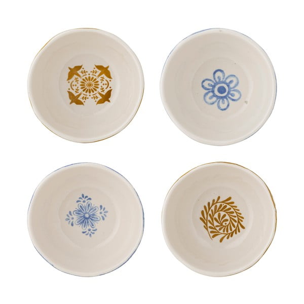 Boluri mici albastre/portocalii 4 buc. din gresie 200 ml Milton – Bloomingville-image-3