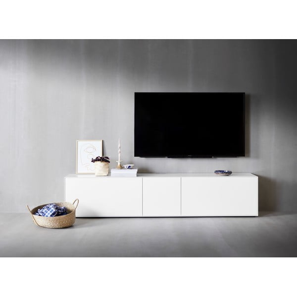 Masă TV albă 225,8x49,2 cm Edge by Hammel - Hammel Furniture-image-1