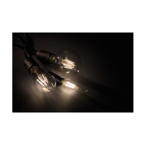 Bec LED/cu filament E27, cu lumină albă caldă 7 W Globe – Trio-image-1