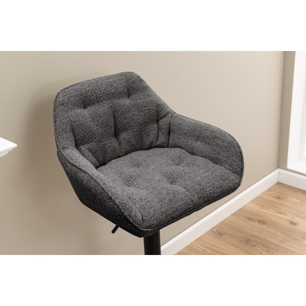 Scaune de bar gri-închis rotative 2 buc. 109 cm Brooke – Actona-image-2