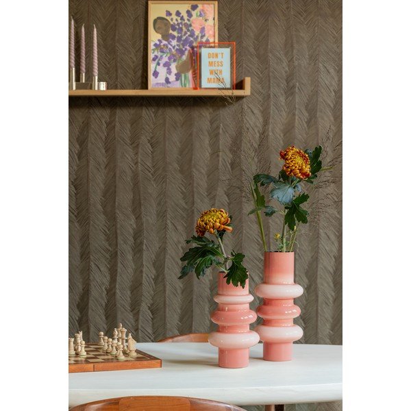 Vază roz din fier (înălțime 30 cm) Grato – PT LIVING-image-1