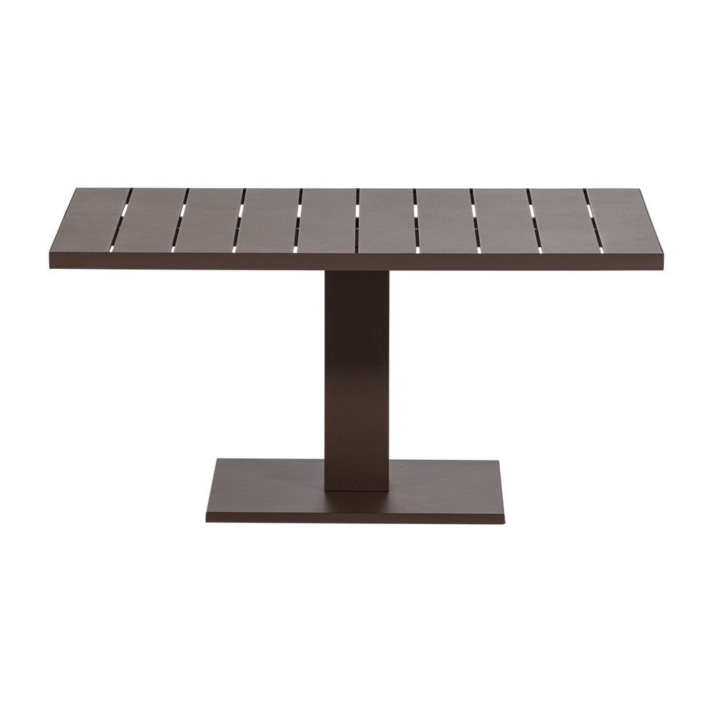 Masă de grădină din metal 80x100 cm Tesso – WOOOD