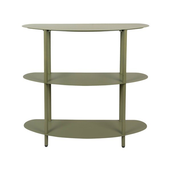 Etajeră verde din metal 90x82x28 cm Riqueza – Leitmotiv-image-2