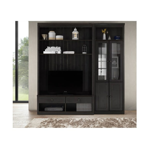 Set TV maro din lemn de pin 214x223 cm Anita – Støraa-image-1