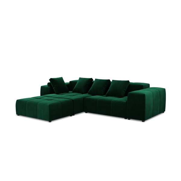 Colțar verde cu tapițerie din catifea (variabil) Rome Velvet - Cosmopolitan Design-image-2