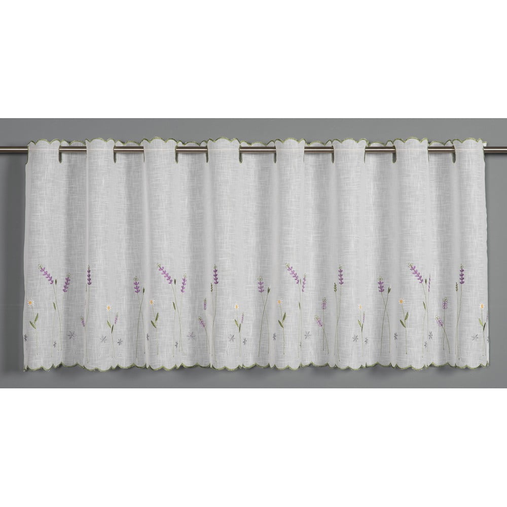 Perdea albă 135x45 cm Lavender – Sehlbach