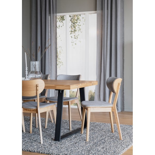 Scaune de dining gri 2 buc. Kato - Rowico-image-4