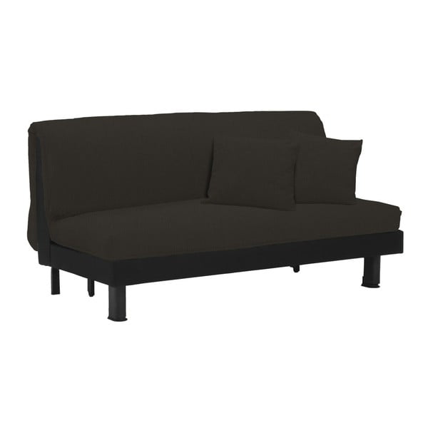 Canapea extensibilă cu 3 locuri 13Casa Lillo, negru