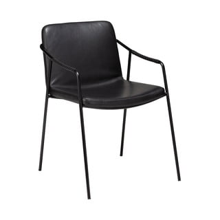 Scaun de dining din piele artificială DAN-FORM Denmark Boto, negru