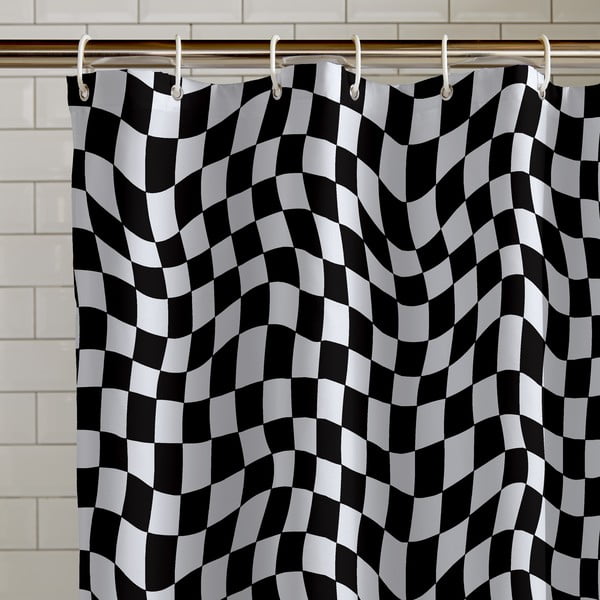 Perdea de duș 180x180 cm Checkerboard – Catherine Lansfield