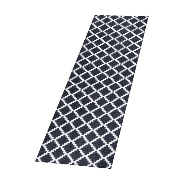 Covor tip traversă Zala Living Elegance, 50 x 150 cm, negru-alb-image-1