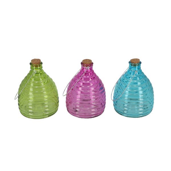 Set capcane pentru insecte 3 buc. din sticlă – Esschert Design-image-1