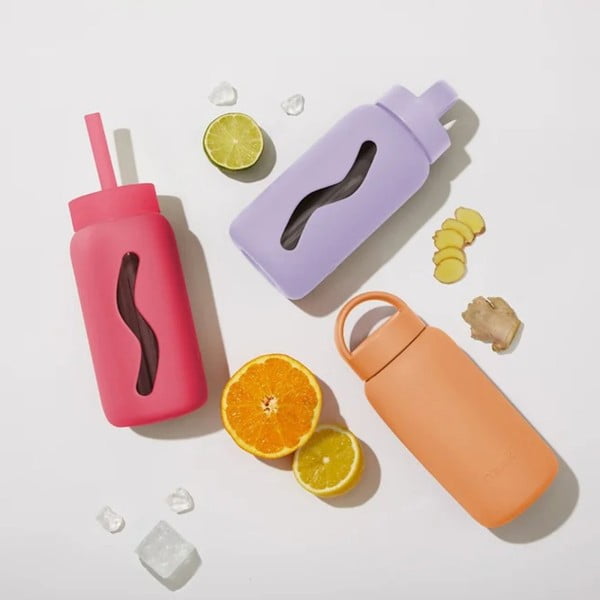 Sticlă mov lavandă de călătorie 500 ml Pastel Lilac – Muuki-image-1