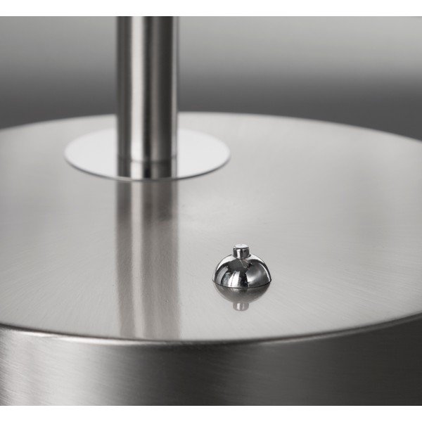 Veioză argintie LED cu intensitate reglabilă din metal (înălțime 60 cm) Dent – Fischer & Honsel-image-2