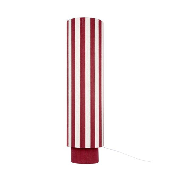 Lampadar roșu/alb cu tapițerie din frânghie (înălțime 106 cm) Vienna Stripes – Leitmotiv