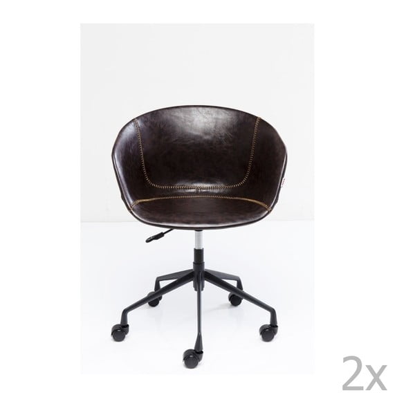 Set 2 scaune de birou Kare Design Lounge