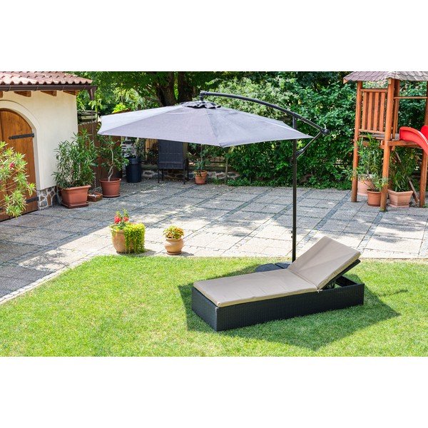 Umbrelă de soare neagră ø 300 cm Happy Sun – Bonami Essentials-image-4