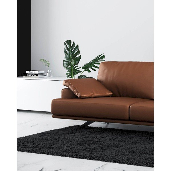 Canapea maro coniac cu tapițerie din piele 220 cm Prado – MESONICA-image-3