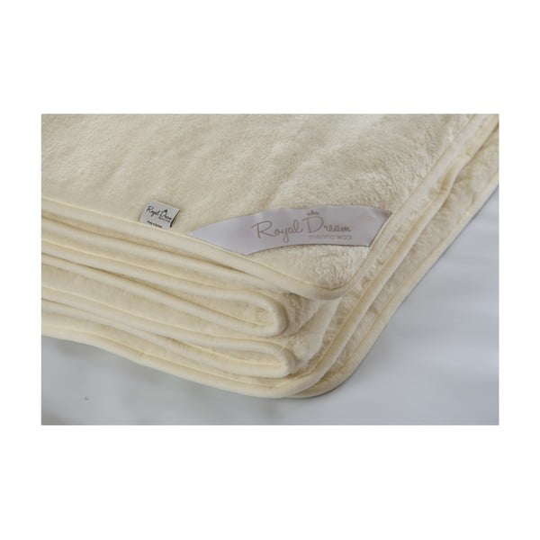 Pătură de lână Royal Dream Cashmere, 200x200 cm