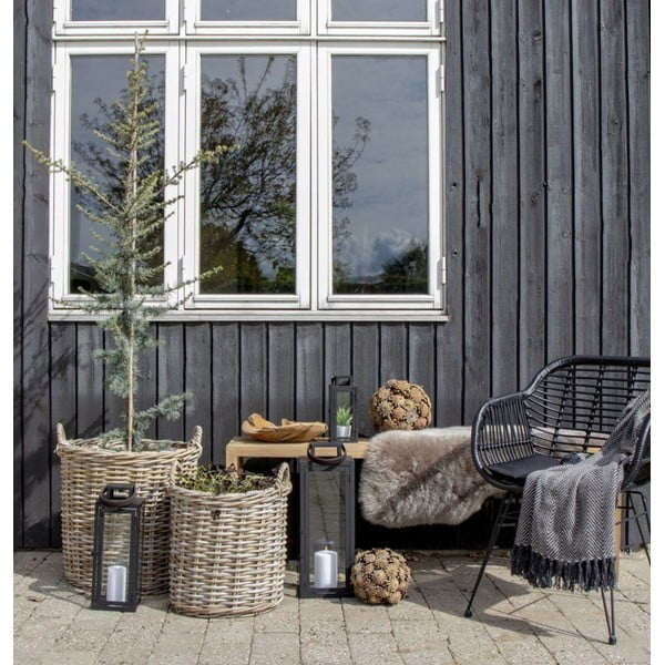 Set 2 coșuri din ratan House Nordic Indo-image-1