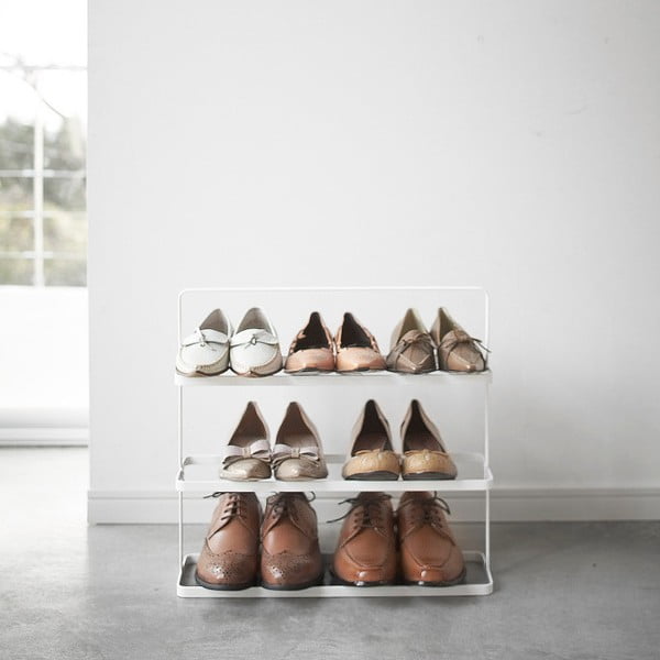 Pantofar alb din metal Tower – YAMAZAKI-image-1