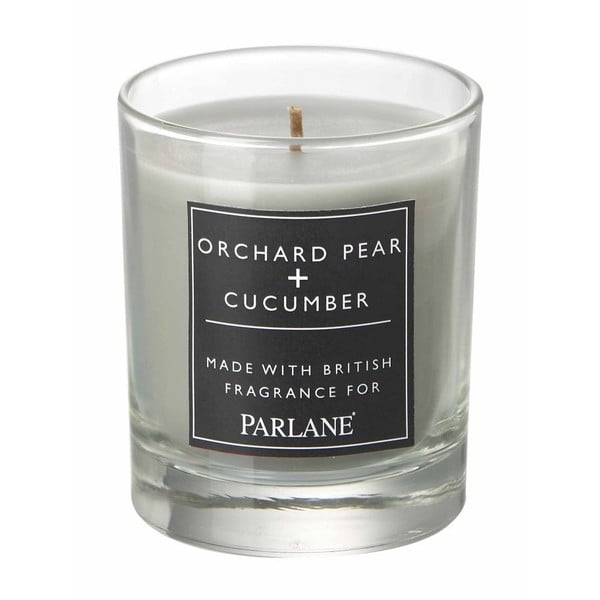 Lumânare parfumată în pahar Parlane Pear & Cucumber