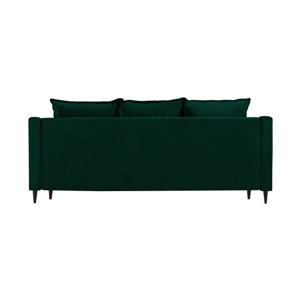 Canapea extensibilă cu 3 locuri și spațiu de depozitare Mazzini Sofas Freesia, verde-image-3