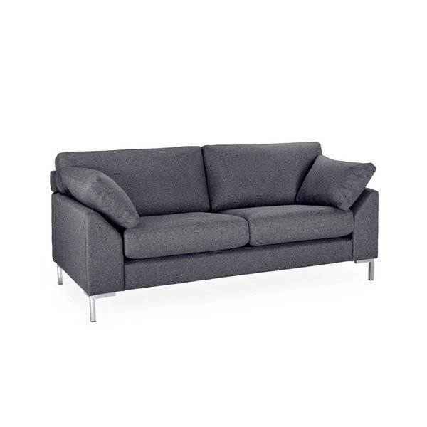 Canapea Scandic Garda, gri închis, 186 cm-image-2