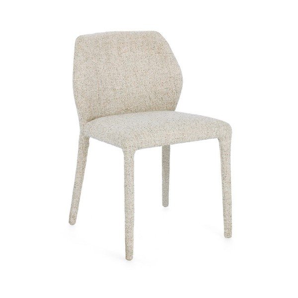 Scaun de dining bej tapițat Libby – Bizzotto