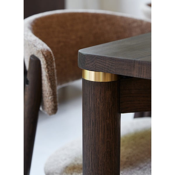 Masă de dining maro extensibilă 95x180 cm Arun – Unique Furniture-image-3