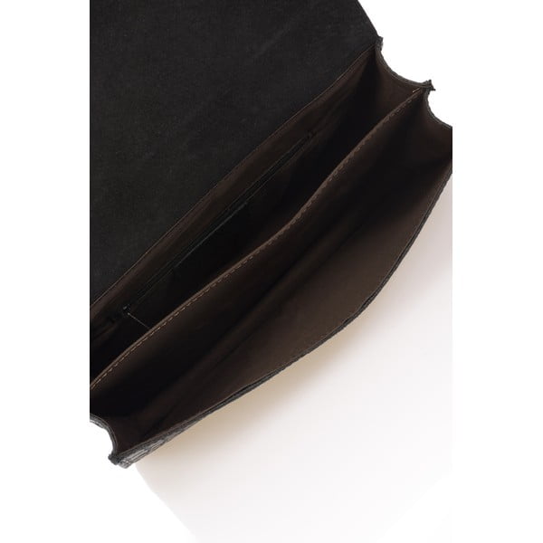 Geantă din piele Lisa Minardi Cosma, negru-image-3