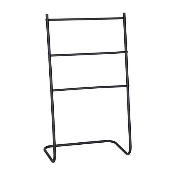 Suport pentru prosoape negru mat din metal Aracena – Allstar-image-2