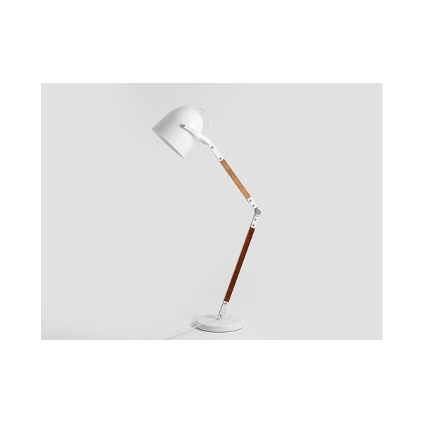 Lampadar Custom Form Hubert, abajur alb -image-1