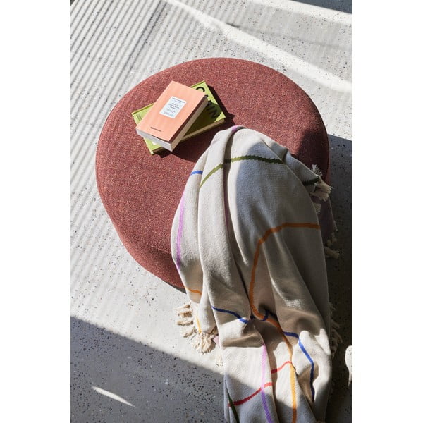 Taburet roșu Marshmellow – Hübsch-image-2