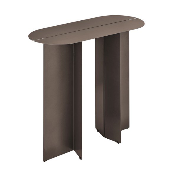 Masă consolă maro din oțel 35x80 cm Oru – Blomus-image-3