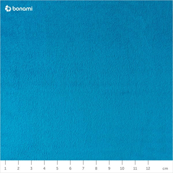 Fotoliu cu tapițerie din catifea Mazzini Sofas Benito, albastru-image-1