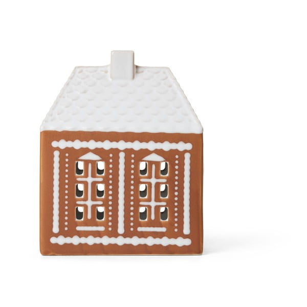 Sfeșnic pentru lumânări pastilă din ceramică Gingerbread Lighthouse – Kähler Design-image-3