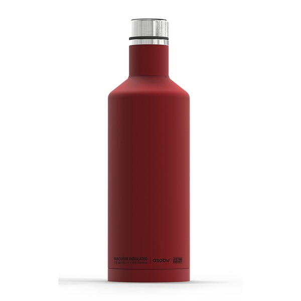 Sticlă termos Asobu Times Square Travel Bottle, 440 ml, roșu