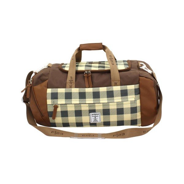 Geantă voiaj Friedrich Lederwaren Check, maro-image-4