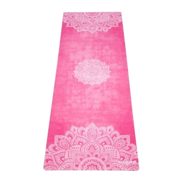 Saltea pentru yoga Yoga Design Lab Mandala, 1,8 kg, roz