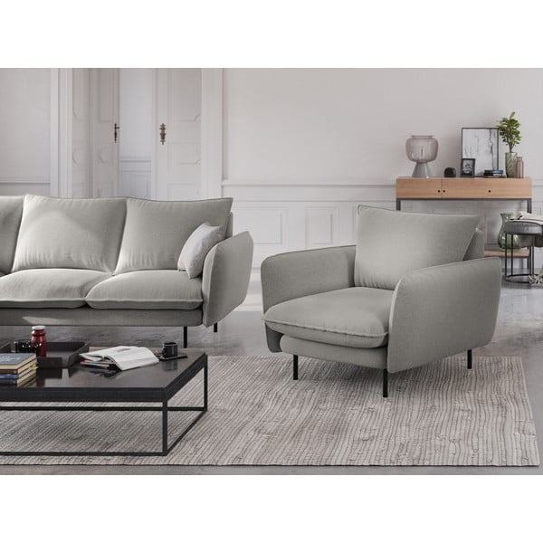 Fotoliu Cosmopolitan Design Vienna, gri deschis-image-1