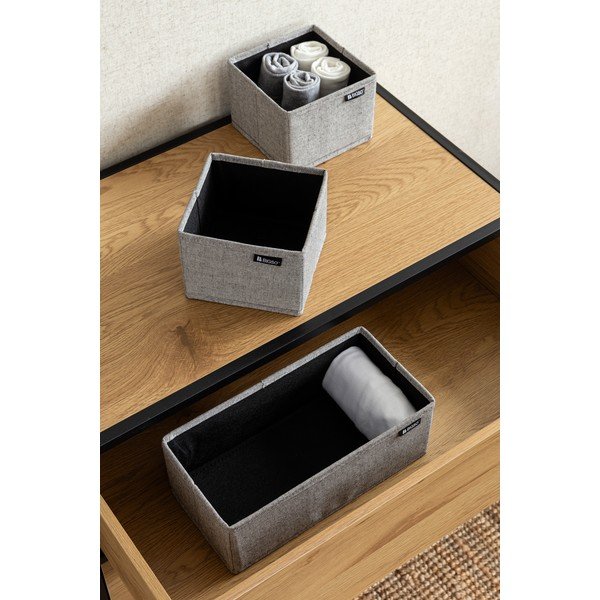 Organizatoare pentru sertare 3 buc. din material textil Soft Storage – Bigso-image-2