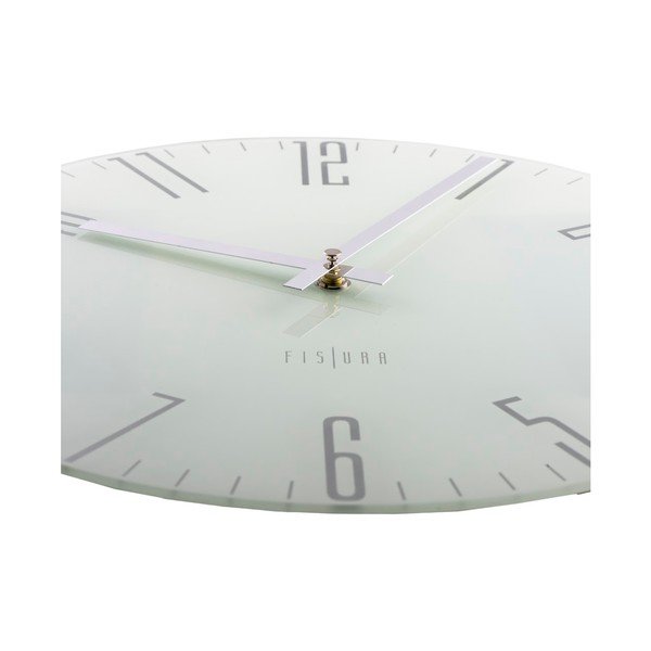 Ceas Fisura Slim White, ⌀ 35 cm-image-3