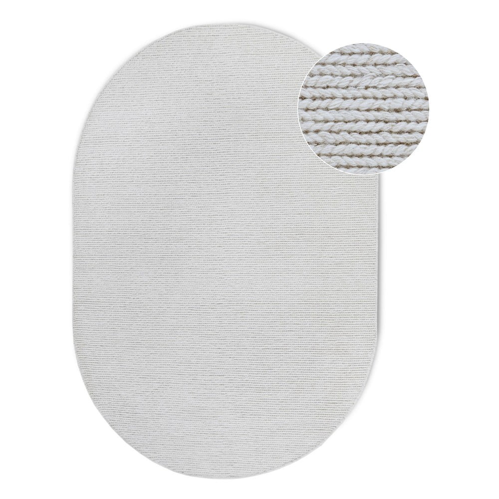 Covor alb țesut manual din lână 160x230 cm Francois – Villeroy&Boch